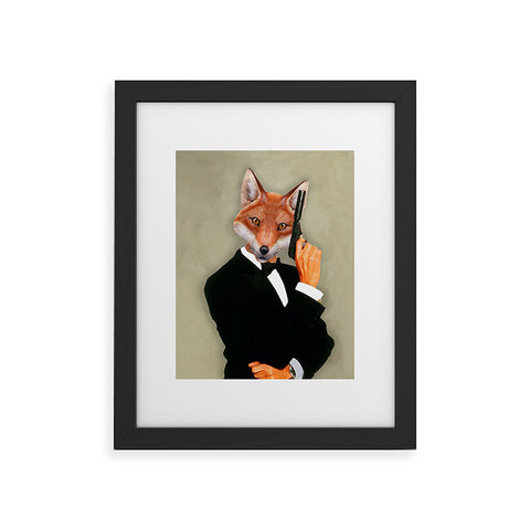 Coco de Paris James Bond Fox Framed Art Print