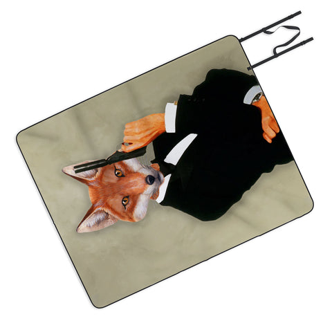 Coco de Paris James Bond Fox Picnic Blanket