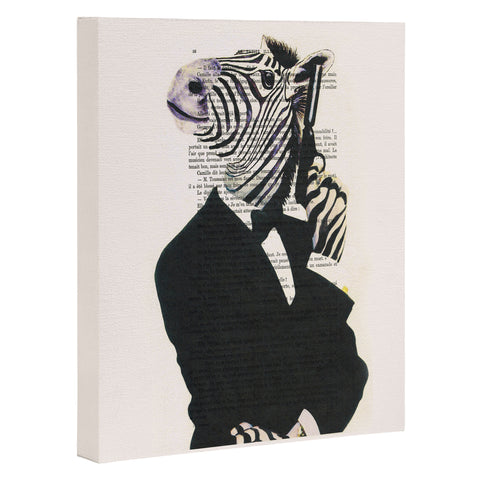Coco de Paris James Bond Zebra Art Canvas