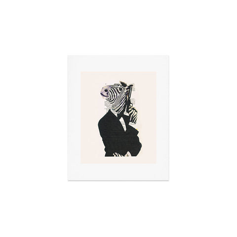 Coco de Paris James Bond Zebra Art Print