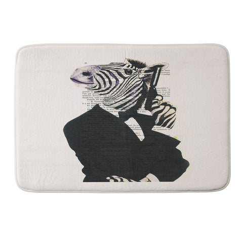 Coco de Paris James Bond Zebra Memory Foam Bath Mat