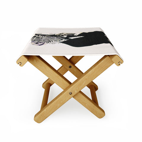 Coco de Paris James Bond Zebra Folding Stool