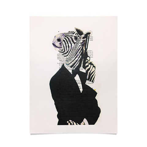 Coco de Paris James Bond Zebra Poster