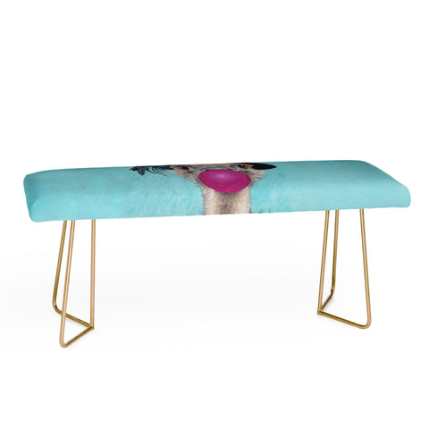 Coco de Paris Ostrich with bubblegum Bench