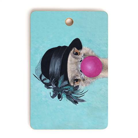 Coco de Paris Ostrich with bubblegum Cutting Board Rectangle