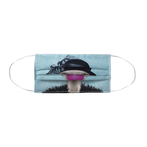 Coco de Paris Ostrich with bubblegum Face Mask