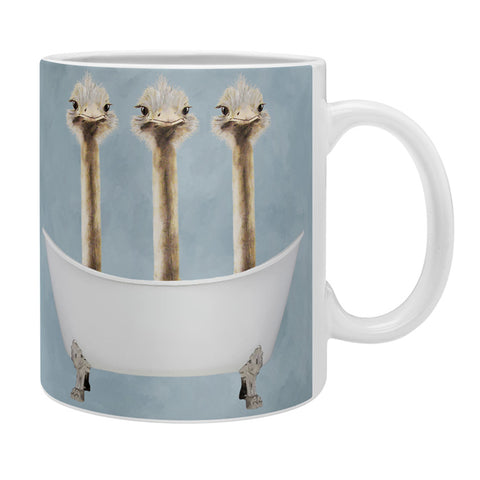 Coco de Paris Ostriches in bathtub Coffee Mug