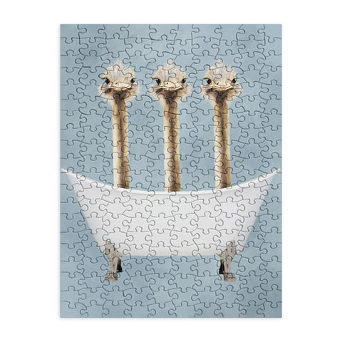 Coco de Paris Ostriches in bathtub Puzzle