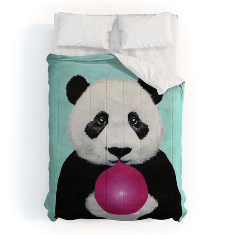 Coco de Paris Panda blowing bubblegum Comforter
