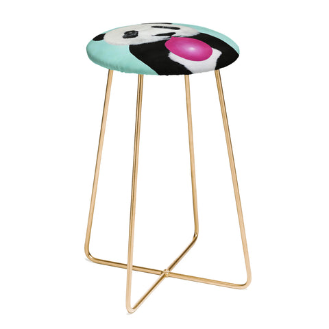 Coco de Paris Panda blowing bubblegum Counter Stool