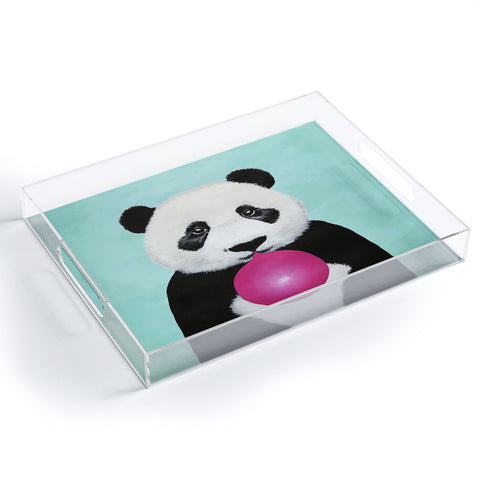 Coco de Paris Panda blowing bubblegum Acrylic Tray