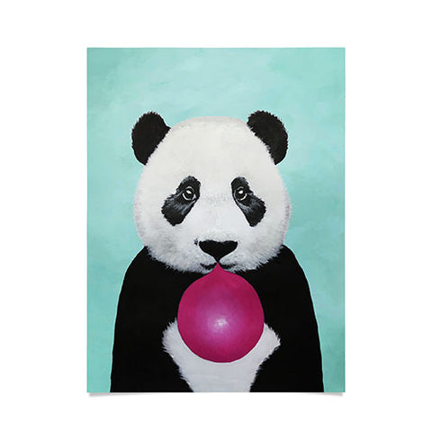 Coco de Paris Panda blowing bubblegum Poster