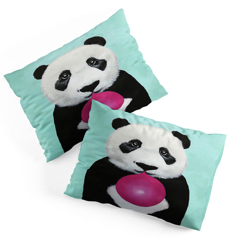 Coco de Paris Panda blowing bubblegum Pillow Shams