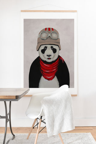 Coco de Paris Panda Pilot Art Print And Hanger