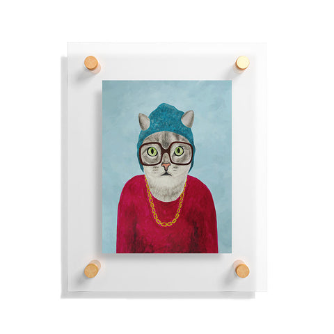 Coco de Paris Rapper Cat Floating Acrylic Print