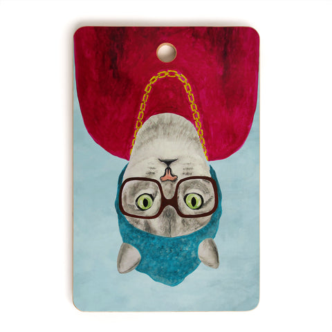 Coco de Paris Rapper Cat Cutting Board Rectangle