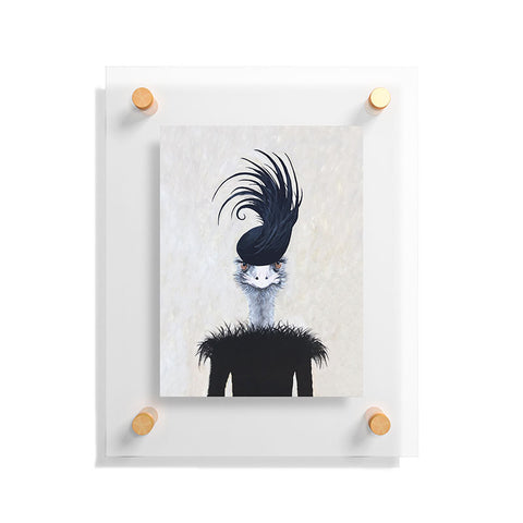 Coco de Paris Retro Ostrich Floating Acrylic Print