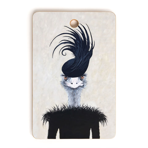 Coco de Paris Retro Ostrich Cutting Board Rectangle