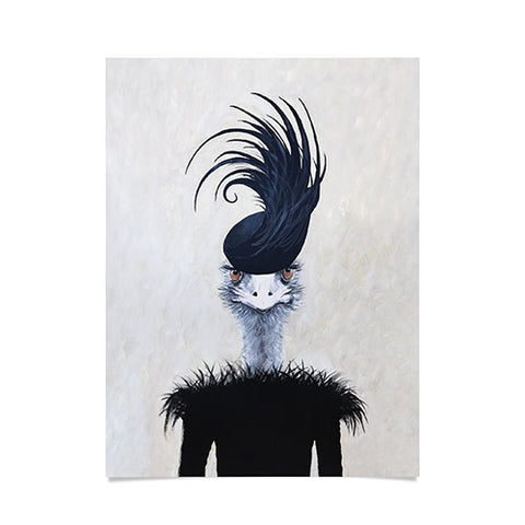 Coco de Paris Retro Ostrich Poster