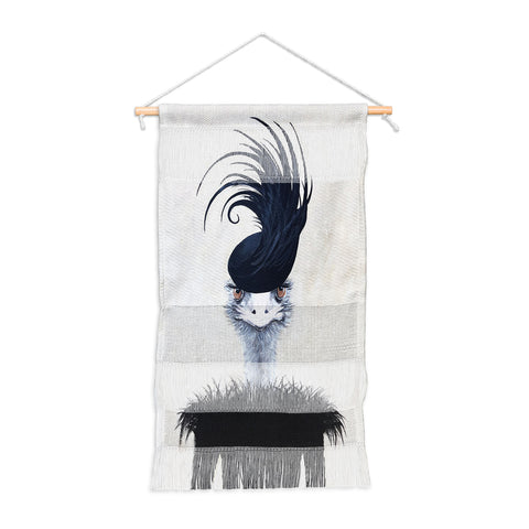 Coco de Paris Retro Ostrich Wall Hanging Portrait