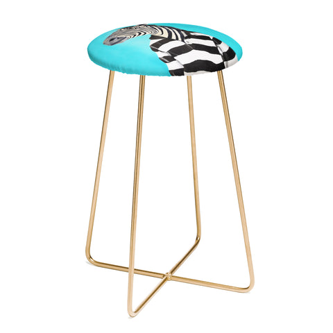 Coco de Paris Stripy Zebra Counter Stool