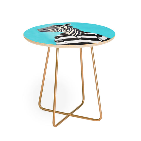 Coco de Paris Stripy Zebra Round Side Table