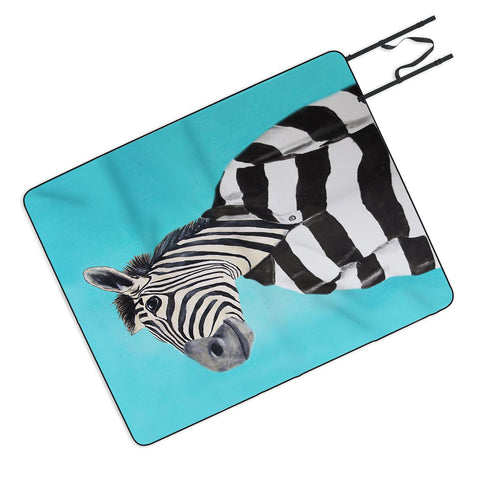 Coco de Paris Stripy Zebra Picnic Blanket
