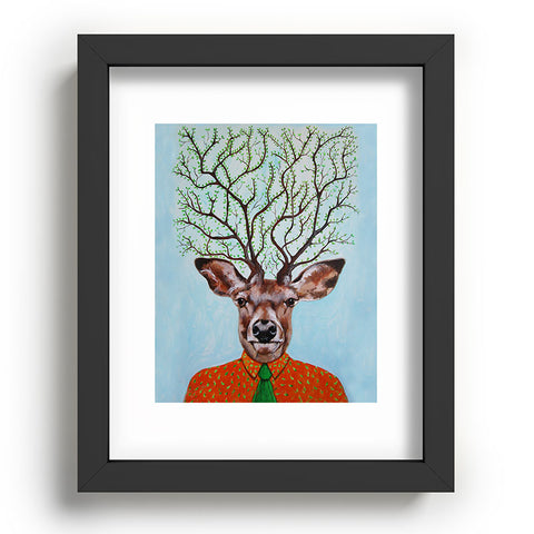Coco de Paris Tree Deer Recessed Framing Rectangle