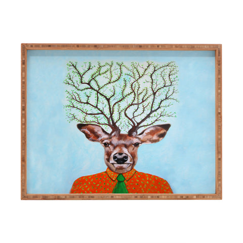 Coco de Paris Tree Deer Rectangular Tray
