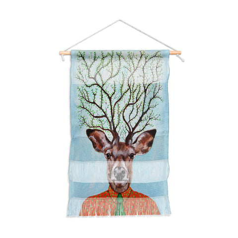 Coco de Paris Tree Deer Wall Hanging Portrait