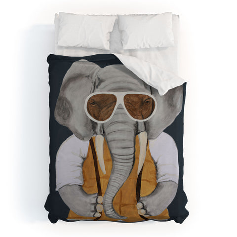 Coco de Paris Vintage elephant man Duvet Cover