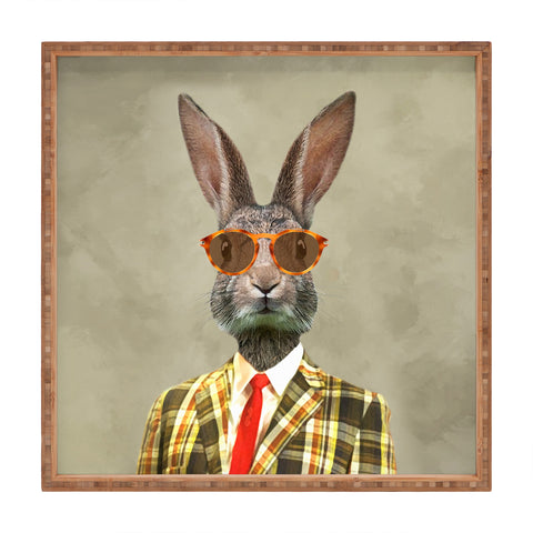 Coco de Paris Vintage Mister Rabbit Square Tray