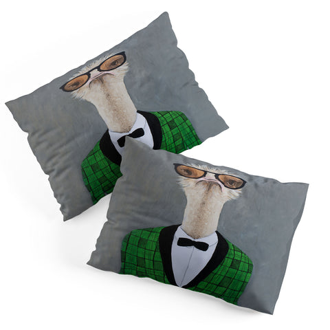 Coco de Paris Vintage Ostrich Pillow Shams
