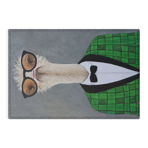 Coco de Paris Vintage Ostrich Outdoor Rug