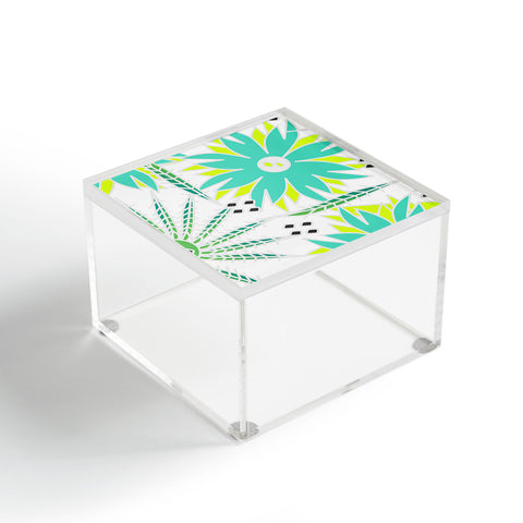 CocoDes Bright Tropical Flowers Acrylic Box