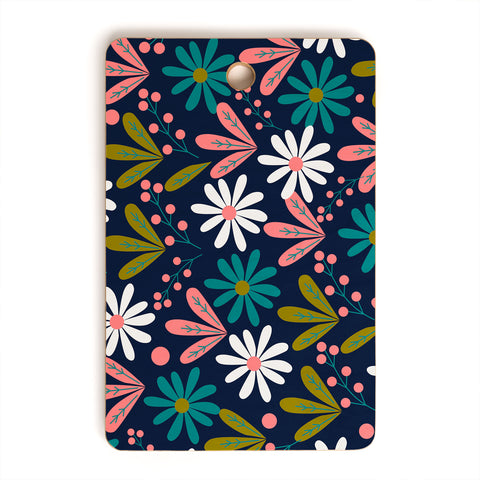 CocoDes Daisies at Midnight Cutting Board Rectangle