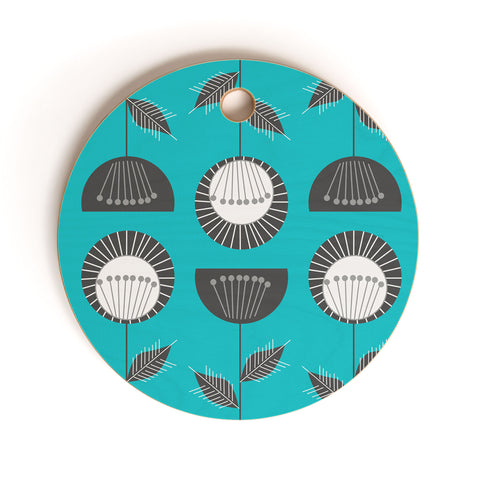 CocoDes Deco Flowers Cutting Board Round