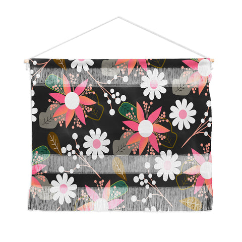 CocoDes Floral Fantasy at Night Wall Hanging Landscape