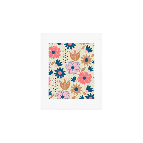 CocoDes Happy Spring Flowers Art Print