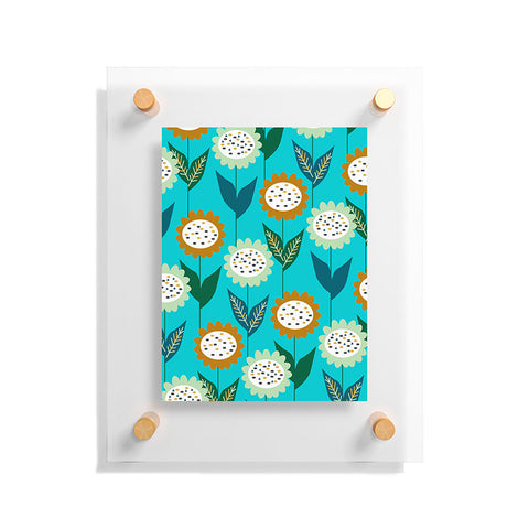 CocoDes Jolly Floral Group Floating Acrylic Print