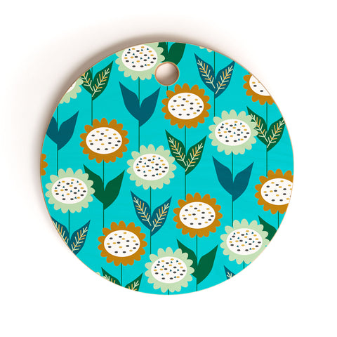 CocoDes Jolly Floral Group Cutting Board Round