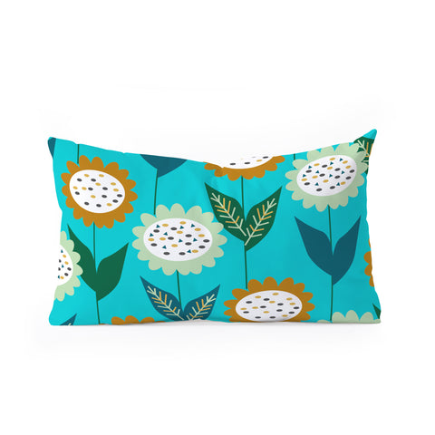CocoDes Jolly Floral Group Oblong Throw Pillow
