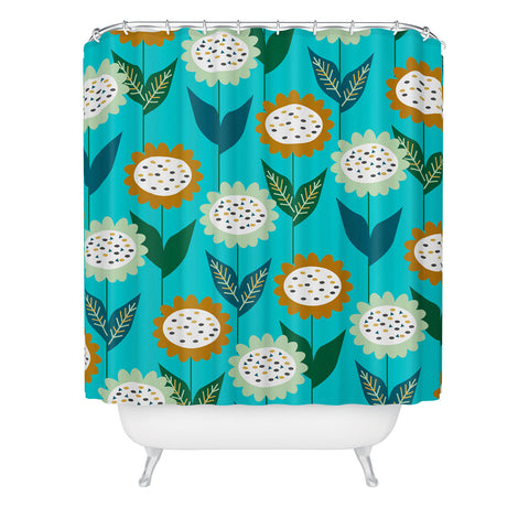 CocoDes Jolly Floral Group Shower Curtain