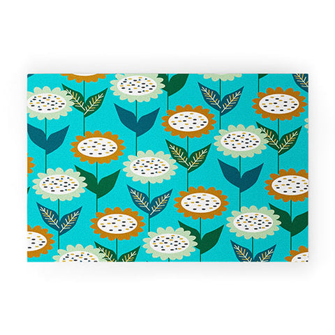 CocoDes Jolly Floral Group Welcome Mat