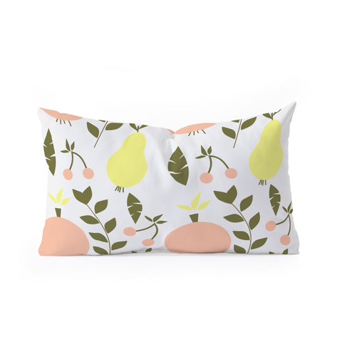 CocoDes Soft Fruits Oblong Throw Pillow