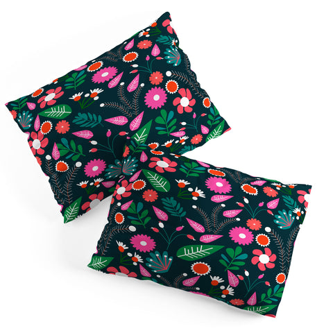 CocoDes Sweet Flowers at Midnight Pillow Shams