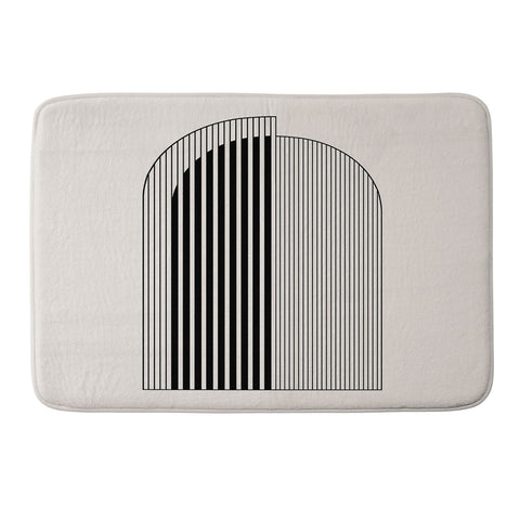 Colour Poems Abstract Arch Memory Foam Bath Mat