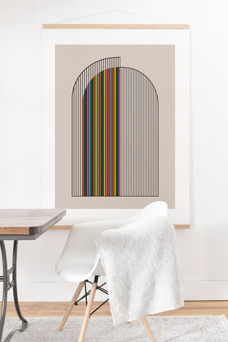 Colour Poems Abstract Arch III Art Print And Hanger