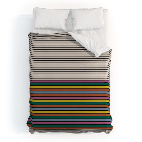 Colour Poems Abstract Arch III Duvet Cover