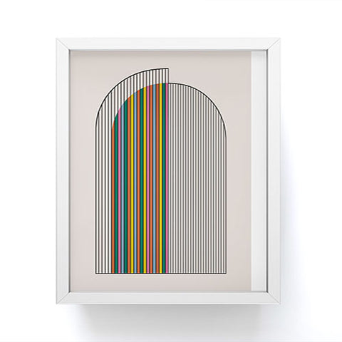 Colour Poems Abstract Arch III Framed Mini Art Print